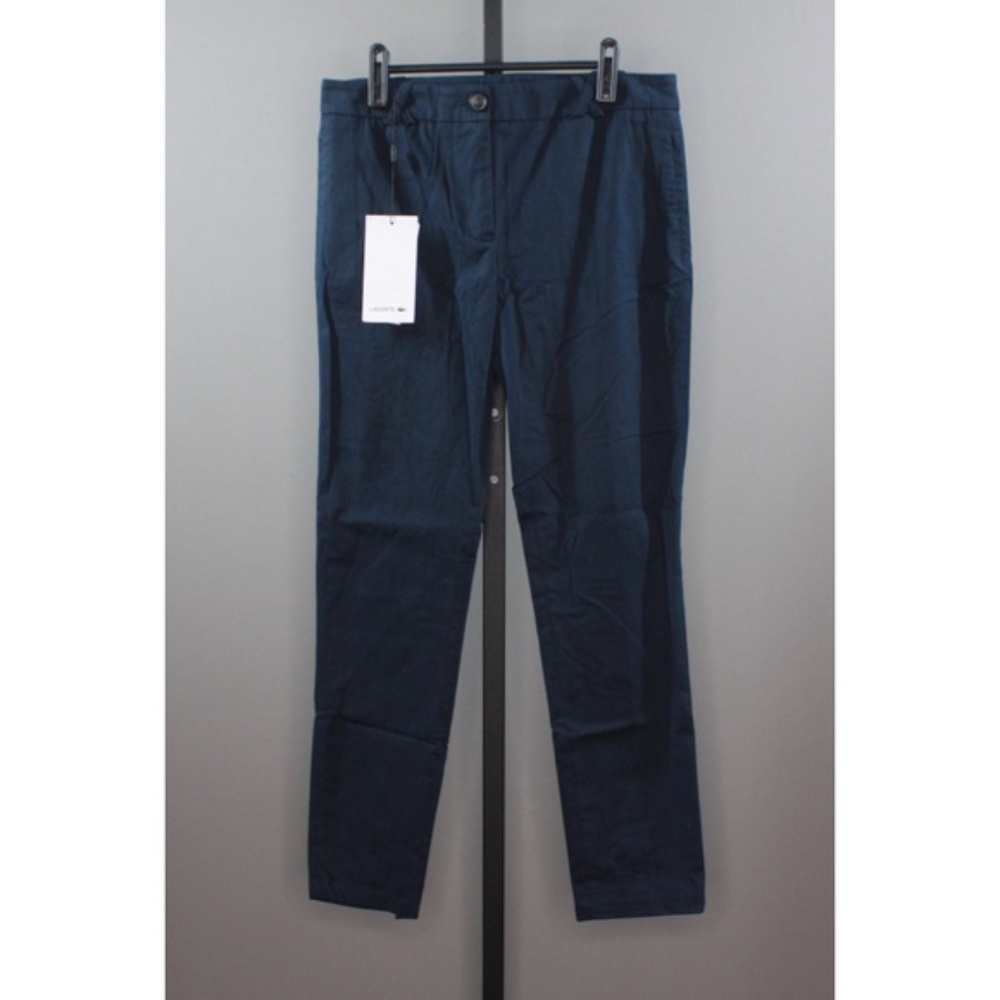 P 611  LACOSTE SLIM CHINO PANTS!